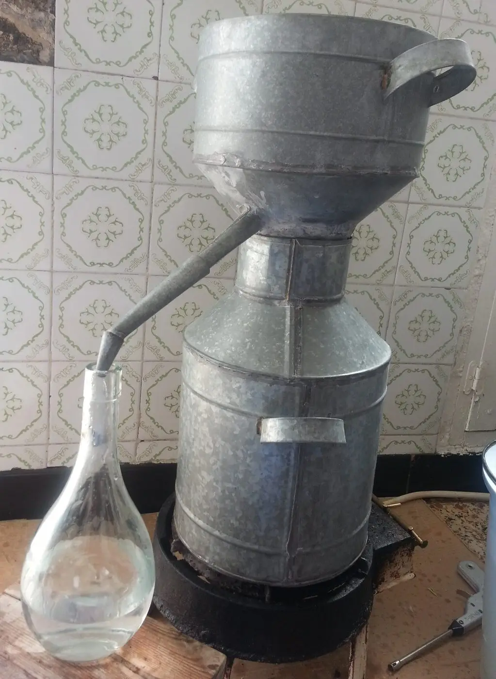 Distillation Eau de fleur d'oranger