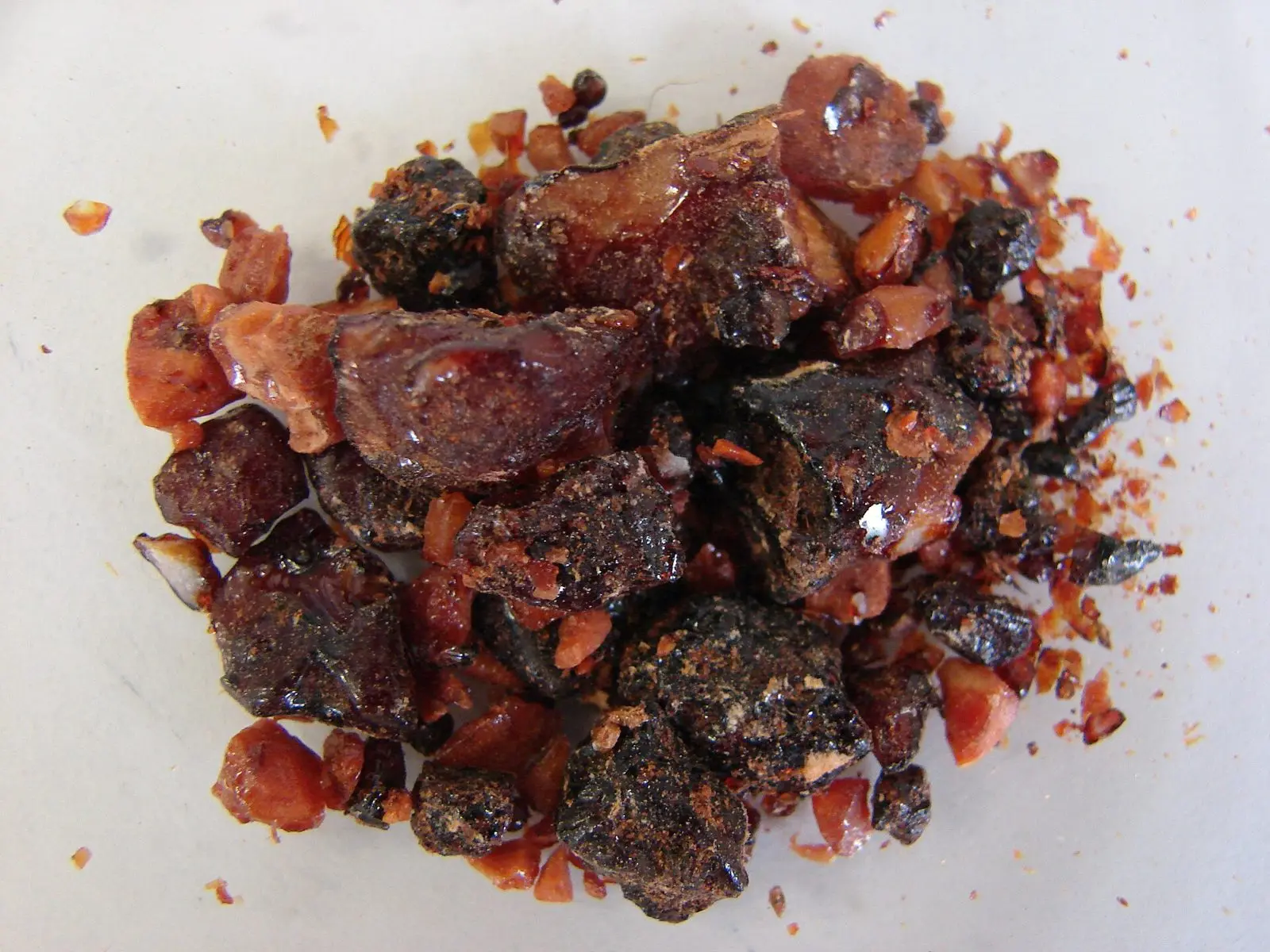 Translucent amber tears of Siam benzoin resin